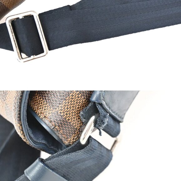 LOUIS VUITTON Sprinter MM Shoulder Bag Damier Ebene Leather Brown N41254 76FC138 - Picture 8 of 15